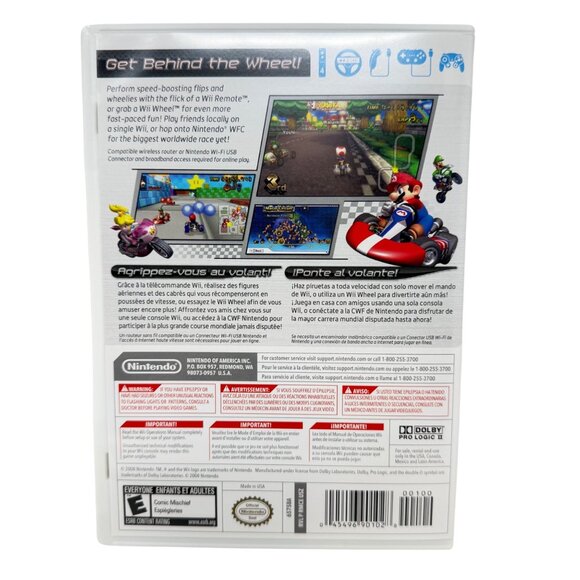 Nintendo Wii - Mario Kart - CIB - Tested/Works - Picture 2 of 4